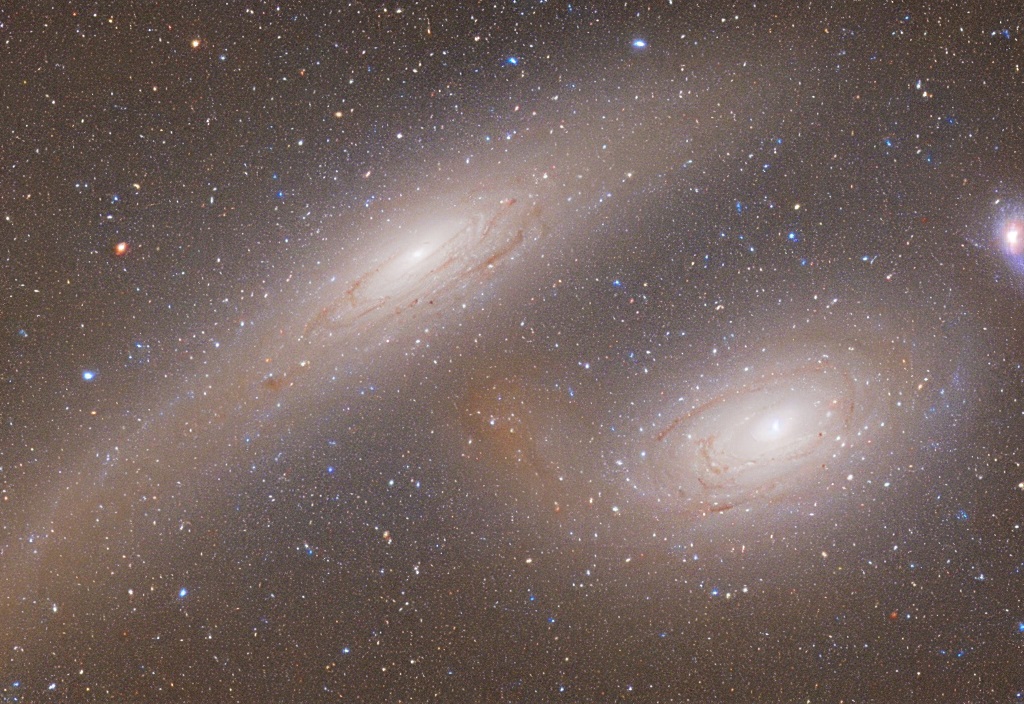 Stable Diffusion AI Predicted how the Andromeda and MilkyWay galaxies will merge